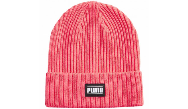 Czapka Puma Ribbed Classic Cuff Beanie różowa 024038 08 Senior