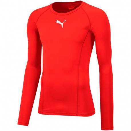 Puma meeste alussärk Liga Baselayer Tee LS 655920 01 XL, punane