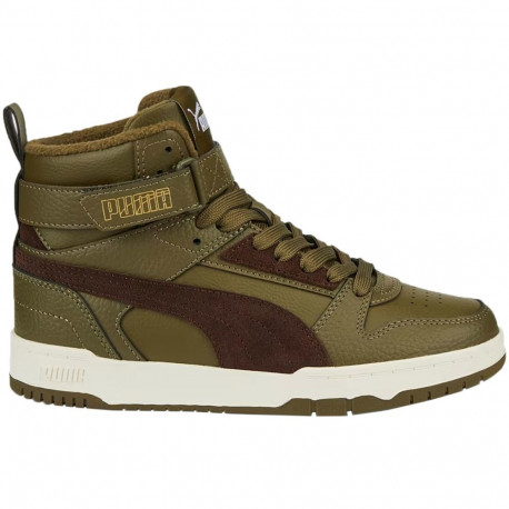 Buty dla dzieci Puma RBD Game WTR oliwkowe 388449 01 38,5