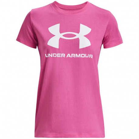 Koszulka damska Under Armour Live Sportstyle Graphic SSC różowa 1356305 659 S