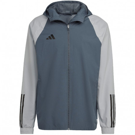 Kurtka męska adidas Tiro 23 Competition All-Weather szara HU1320 S
