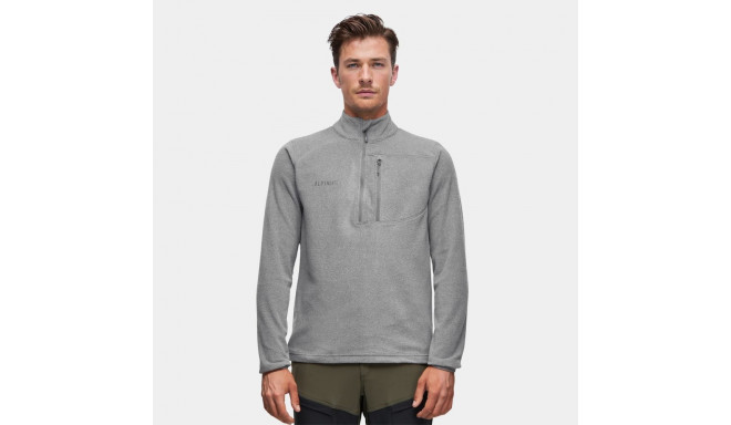 Bluza polarowa męska Alpinus Kerkis 1/3 zipper szara Tactical MK18894 M