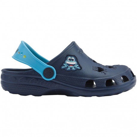 Chodaki dla dzieci Coqui Little Frog granatowo-niebieskie 8701-100-2118A    20-21