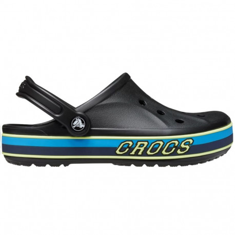 Crocs laste plätud BayBand Clog T 208322 0C4 22-23, must