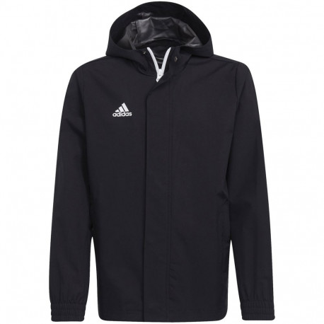 Adidas laste jope Entrada 22 All-Weather IK4014 140cm, must
