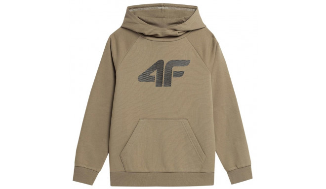 Bluza dla chłopca 4F beż 4FJSS23TSWSM220 83S 128cm
