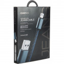 Omega kaabel microUSB Jeans 1m, sinine (44200) (avatud pakend)