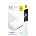  Platinet power bank 20000mAh PMPB20W706, white (open package)