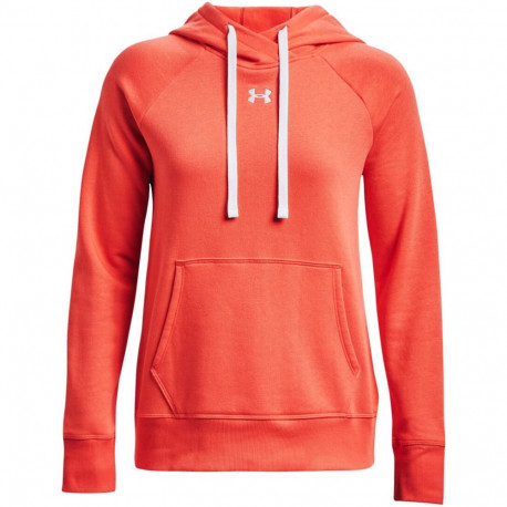 Bluza damska Under Armour Rival Fleece HB Hoodie pomarańczowa 1356317 877 2XL