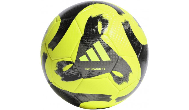 Piłka nożna adidas Tiro League Thermally Bonded żółto-czarna HZ1295 4
