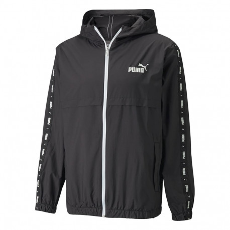 Puma meeste tuulejope ESS+TAPE Windbreaker 847477 01 XL, must