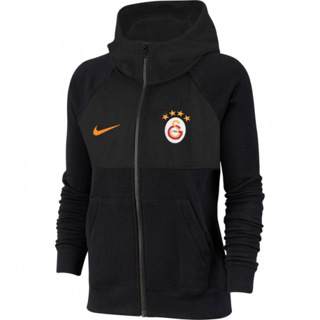 Nike laste kapuutsiga pusa Sportswear Full-Zip DA1686 010 L, must
