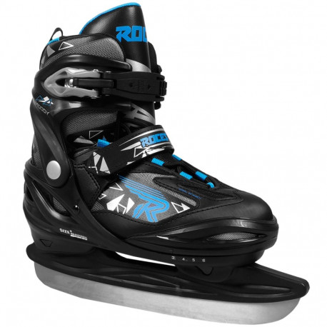 Łyżwy Roces Moody Ice 3.0 Boy czarno-niebieskie 450710 00001 36-40