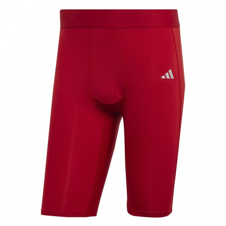 Spodenki męskie adidas Techfit Aeroready Short Tights czerwone HP0616 L