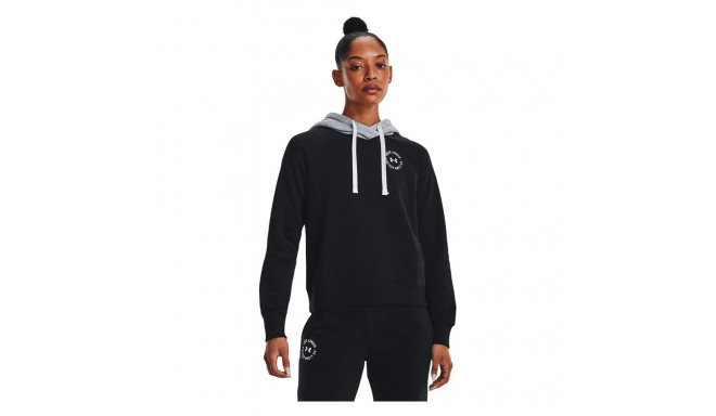 Bluza damska Under Armour Rival Fleece CB Hoodie czarna 1373031 001 XL