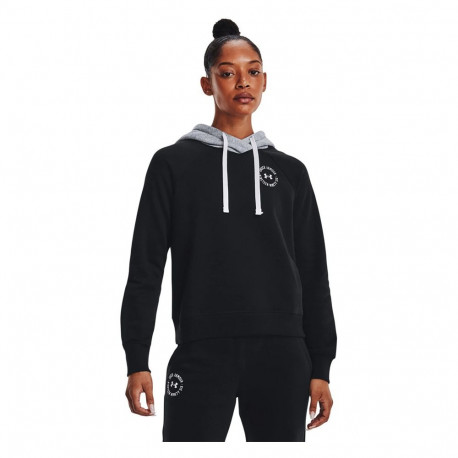 Under Armour naiste pusa Rival Fleece CB Hoodie 1373031 001 L, must