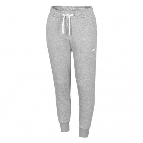 Spodnie dla dziewczynki 4F szary melanż HJZ22 JSPDD001 25M 134cm
