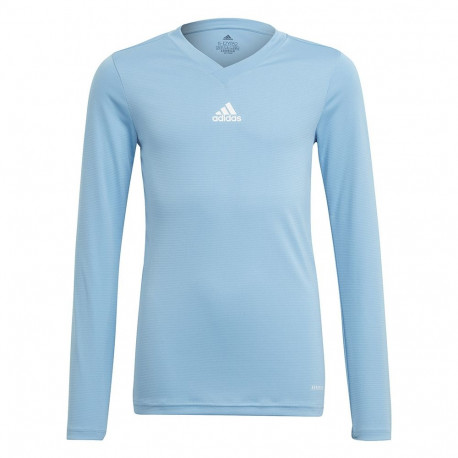 Koszulka dla dzieci adidas Team Base Tee błękitna GN7512 164cm