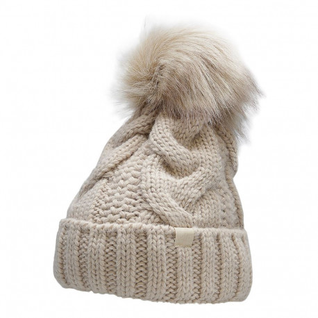 4F naiste müts H4Z22 CAD010 64S S, lõheroosa