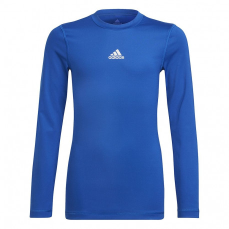 Koszulka dla dzieci adidas Youth Techfit Long Sleeve niebieska H23155 140cm
