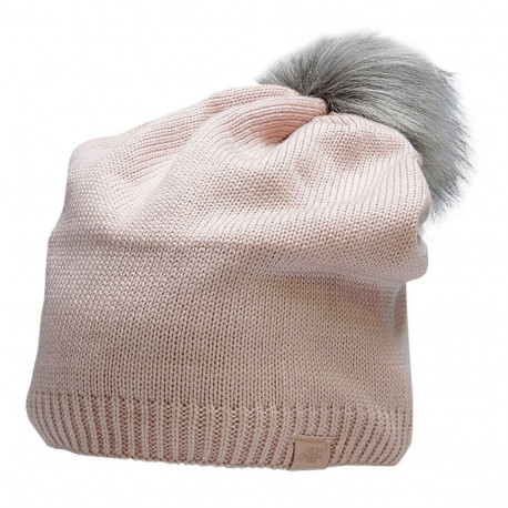 Czapka damska 4F jasny róż H4Z22 CAD009 56S