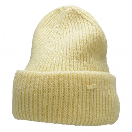 4F naiste müts H4Z22 CAD005 71S S, kollane