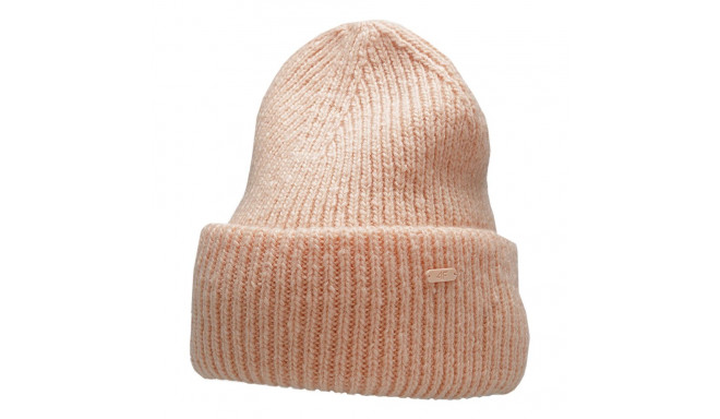 Czapka damska 4F łososiowy melanż H4Z22 CAD005 64M S