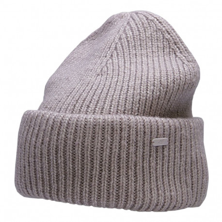 4F naiste müts H4Z22 CAD005 52M M, helelilla melanž