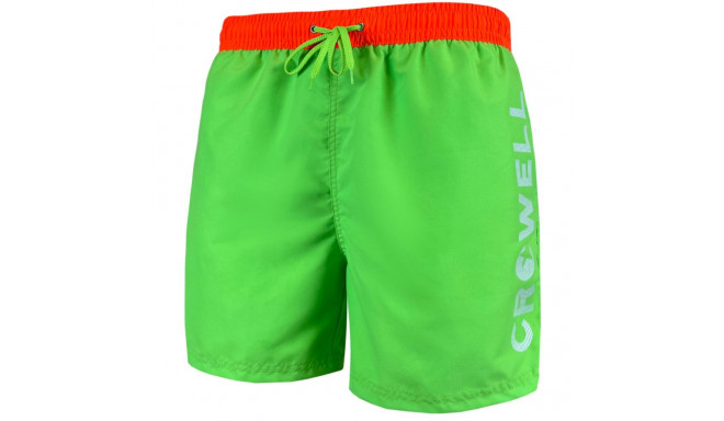 Szorty kąpielowe Crowell Fluo kol. 2 zielono-pomarańczowe neon 2XL