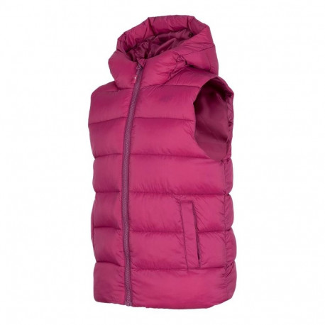 Kamizelka dla dziewczynki 4F ciemny róż HJZ22 JKUDP002 53S 164cm