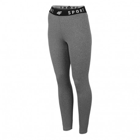 Legginsy funkcyjne damskie 4F średni szary melanż H4Z22 SPDF351 24M XL