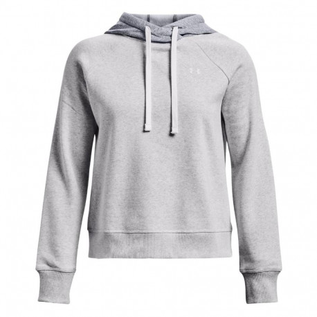 Under Armour naiste pusa Rival Fleece CB Hoodie 1373031 014 M, hall