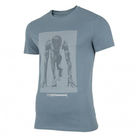 4F meeste t-särk H4Z22 TSM035 32S M, denim