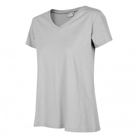 4F naiste t-särk H4Z22 TSD352 27M M, jahe hele hall melanž