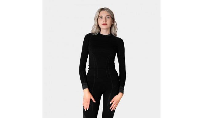 Bluza termoaktywna damska Alpinus Tactical Base Layer czarno-szara GT18362 L