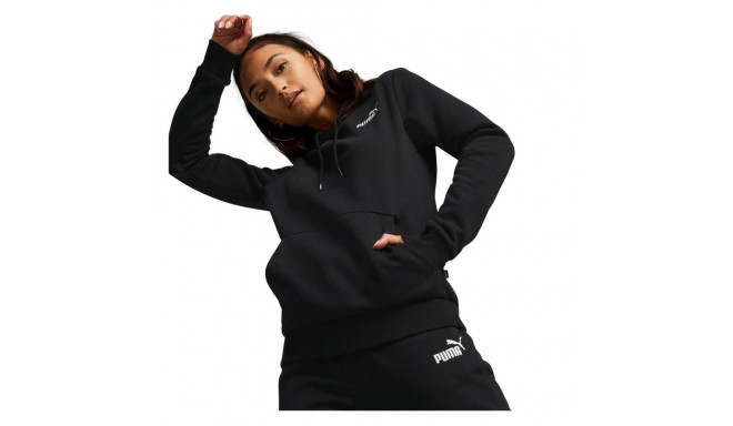 Bluza damska Puma ESS+ Embroidery Hoodie FL czarna 670004 01 XL