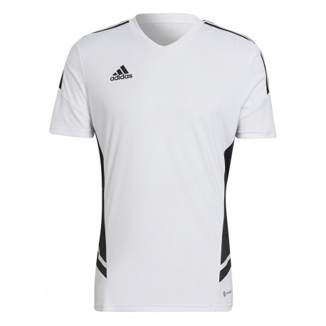 Koszulka męska adidas Condivo 22 Jersey V-neck biało-czarna HA6290 2XL