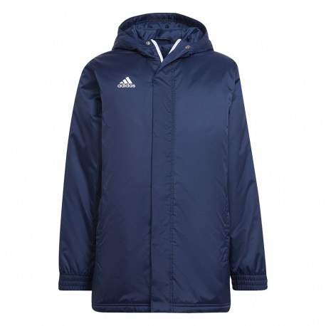 adidas laste jope Entrada 22 Stadium Jacket HG6298 128cm, tumesinine