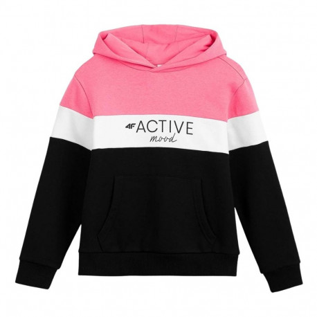 Bluza dla dziewczynki 4F głęboka czerń HJL22 JBLD002 20S 122cm