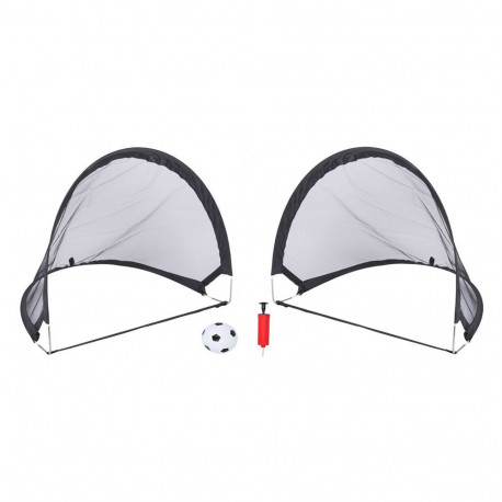 Zestaw 2 bramek do piłki nożnej Pop Up + akcesoria 80x60x60cm Dunlop 100982