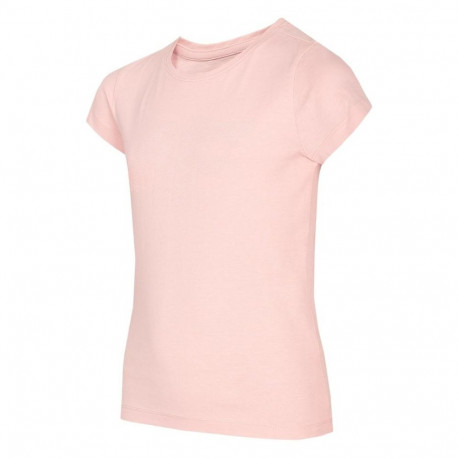 Koszulka dla dziewczynki 4F pudrowy koral HJL22 JTSD005 65S 164cm