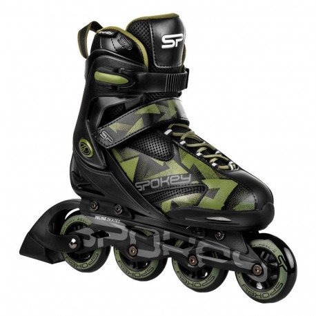 Spokey rulluisud Makan BK/GR 929324-926984-926985 36-39, must-roheline