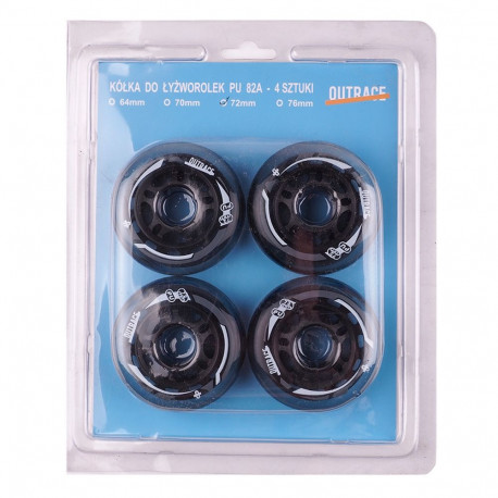 Kółka do łyżworolek Outrace 72 mm
