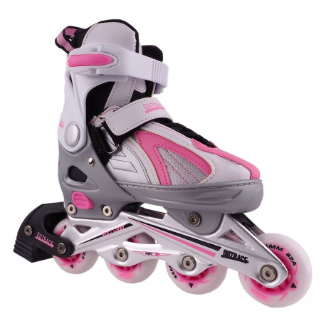 Łyżworolki Outrace Volt Gray szaro-różowe PW-126B-9  37-40