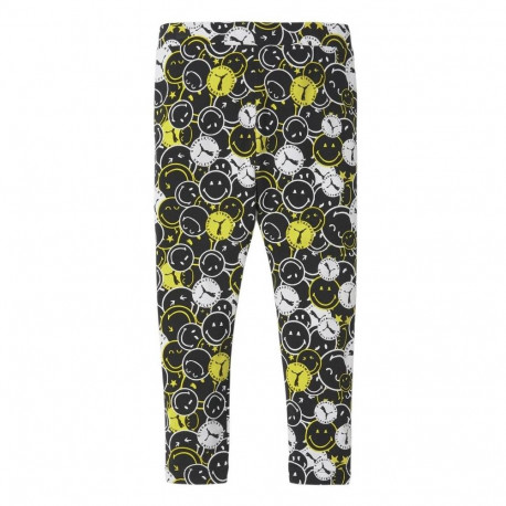 Legginsy dla dzieci Puma x Smiley World AOP czarne 846977 01 152