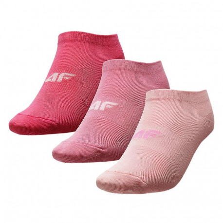 Skarpety dla dziewczynki 4F jasny róż, różowy, fuksja HJL22 JSOD003 56S+54S+55S 36-38