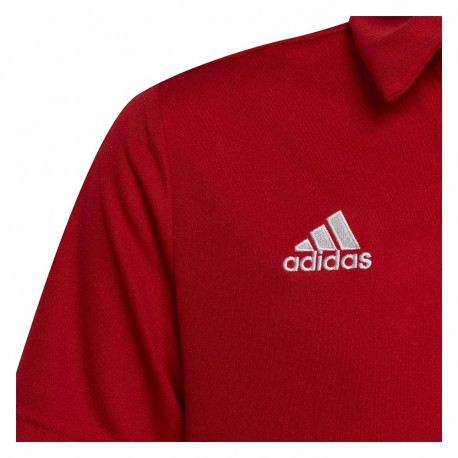Koszulka dla dzieci adidas Entrada 22 Polo czerwona H57495 140cm