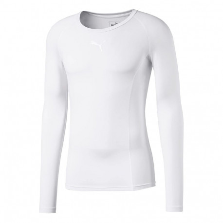 Puma meeste pikkade varrukatega särk LIGA Baselayer Tee 655920 04 L, valge