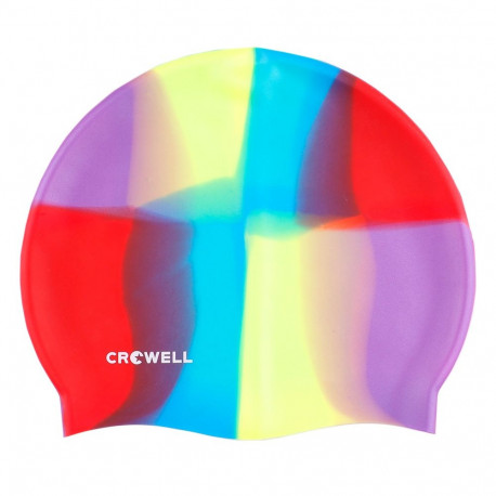 Crowell silikoonist ujumismüts Multi Flame 10, värviline
