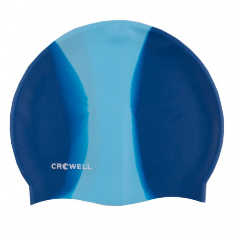 Crowell ujumismüts Multi Flame silikoonist kol.04, tumesinine-sinine